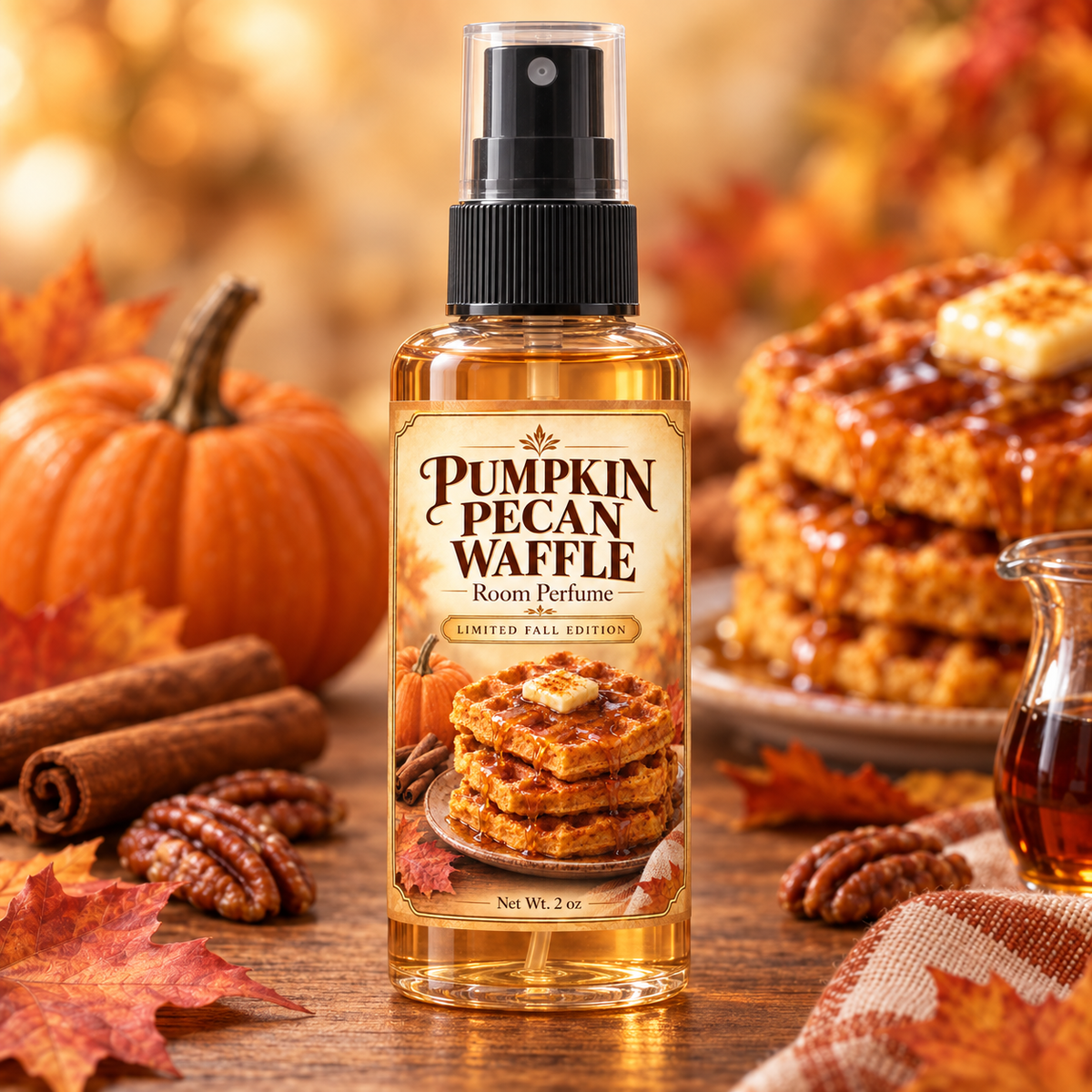 Pumpkin Pecan Waffle